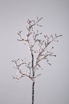 Fruittakken Bessen - topkwaliteit decoratie - Rood - zijden tak - 75 cm hoog