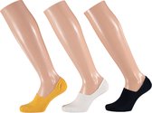 Footies unisex | Pastel | 3-Pak | Maat 36/41 | Footies heren | Footies dames | Kousenvoetjes | Multipack sokken | Apollo