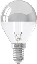 Calex E14 Kogellamp Kopspiegel Zilver 3.5W Warmwit Helder Dimbaar