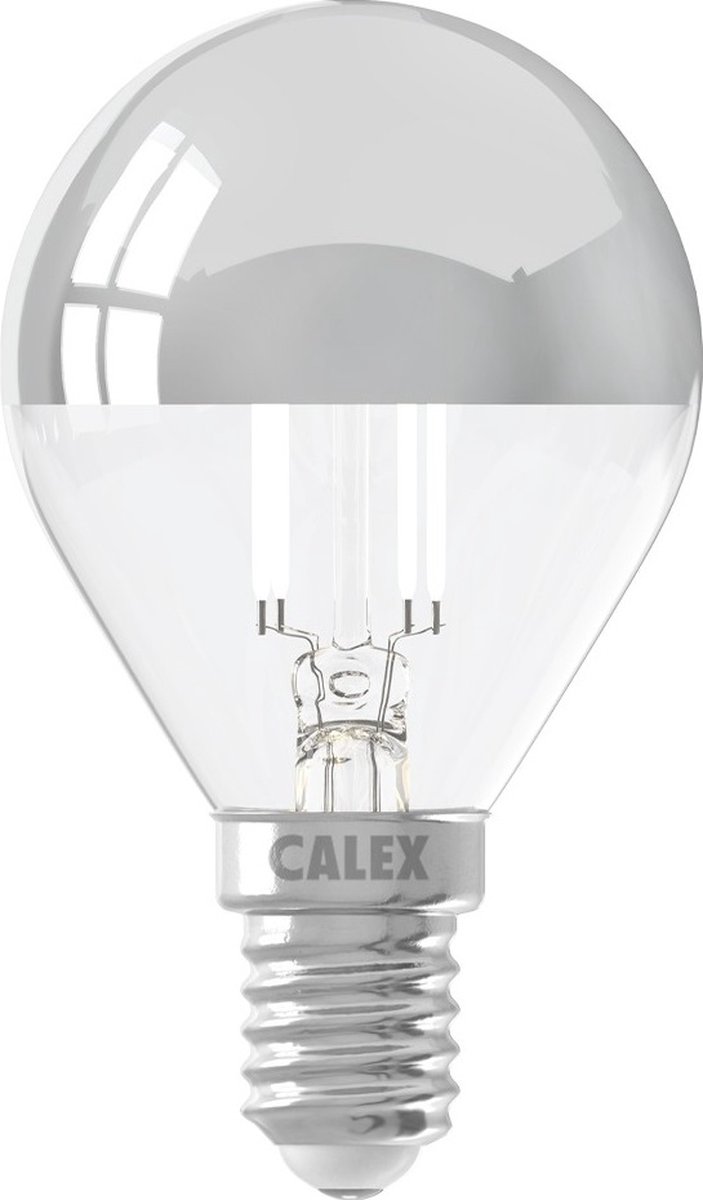 Calex LED Kopspiegellamp Zilver E14 3.5W 2700K Dimbaar