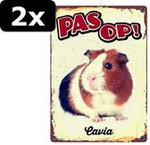 2x WAAKBORD BLIK CAVIA