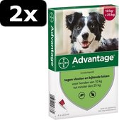 2x - ADVANTAGE HOND 250>10KG 4PIP