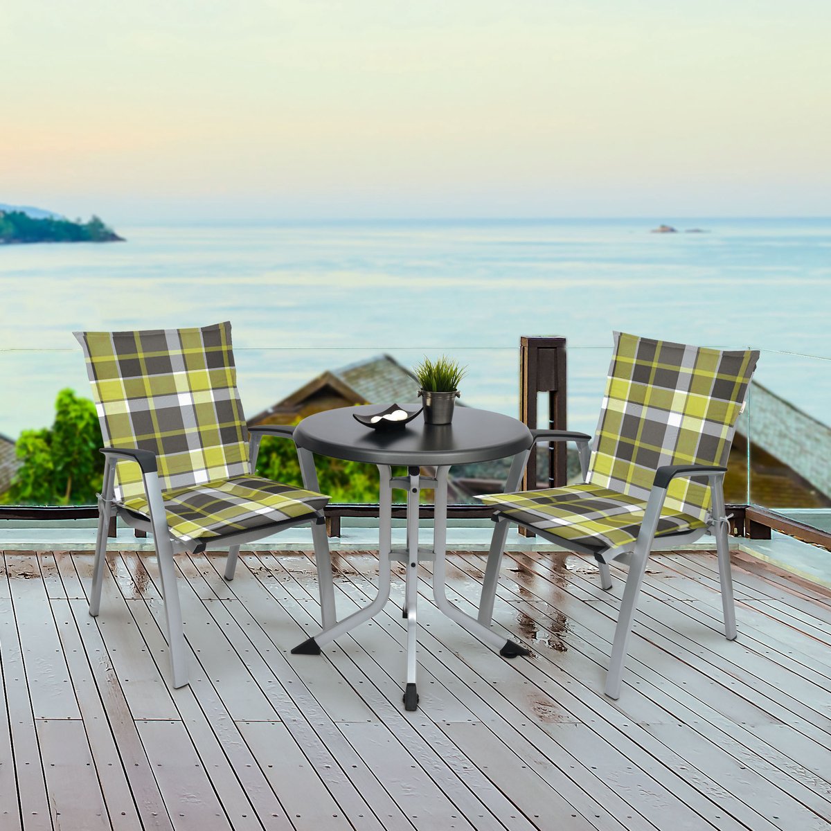 Beautissu Set van 2 Premium Lage Rugleuning Kussen 100x50 cm Sun-NL – UV- bestendig & 8cm Dik Kussen Tuinstoelkussen Antislip Bevestigingsbanden – Stevige Stof Antraciet Gestreept Beautissu Set van 2 Premium Lage Rugleuning Kussen 100x50 cm Sun-NL – UV- bestendig & 8cm Dik Kussen Tuinstoelkussen Antislip Bevestigingsbanden – Stevige Stof Antraciet Gestreept