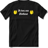 Nederland - Geel - T-Shirt Heren / Dames  - Nederland / Holland / Koningsdag Souvenirs Cadeau Shirt - grappige Spreuken, Zinnen en Teksten. Maat S