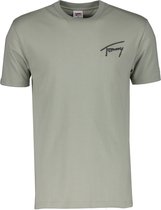Tommy Jeans T-shirt - Modern Fit - Groen - XXL