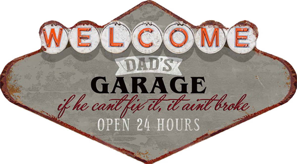 Wanddecoratie 49x27 cm Grijs Rood IJzer