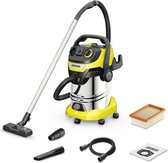 KARCHER WD 6 PS V-30/8/35/T nat- en droogzuiger - 30 L roestvrijstalen tank - 1300W (draagbaar stopcontact en blaasfunctie)