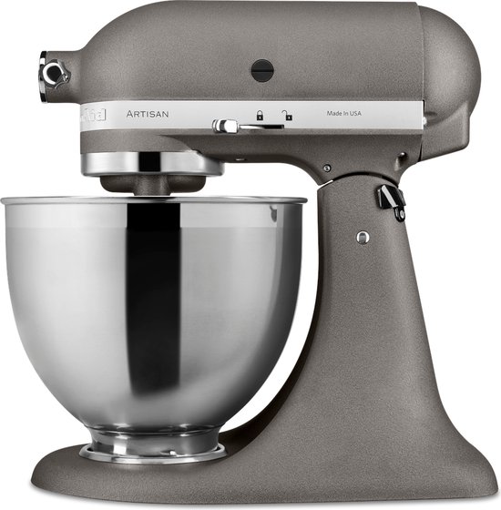 KitchenAid Artisan 5KSM185PS keukenmachine 300 W 4,8 l Grijs van KitchenAid — afbeelding 2