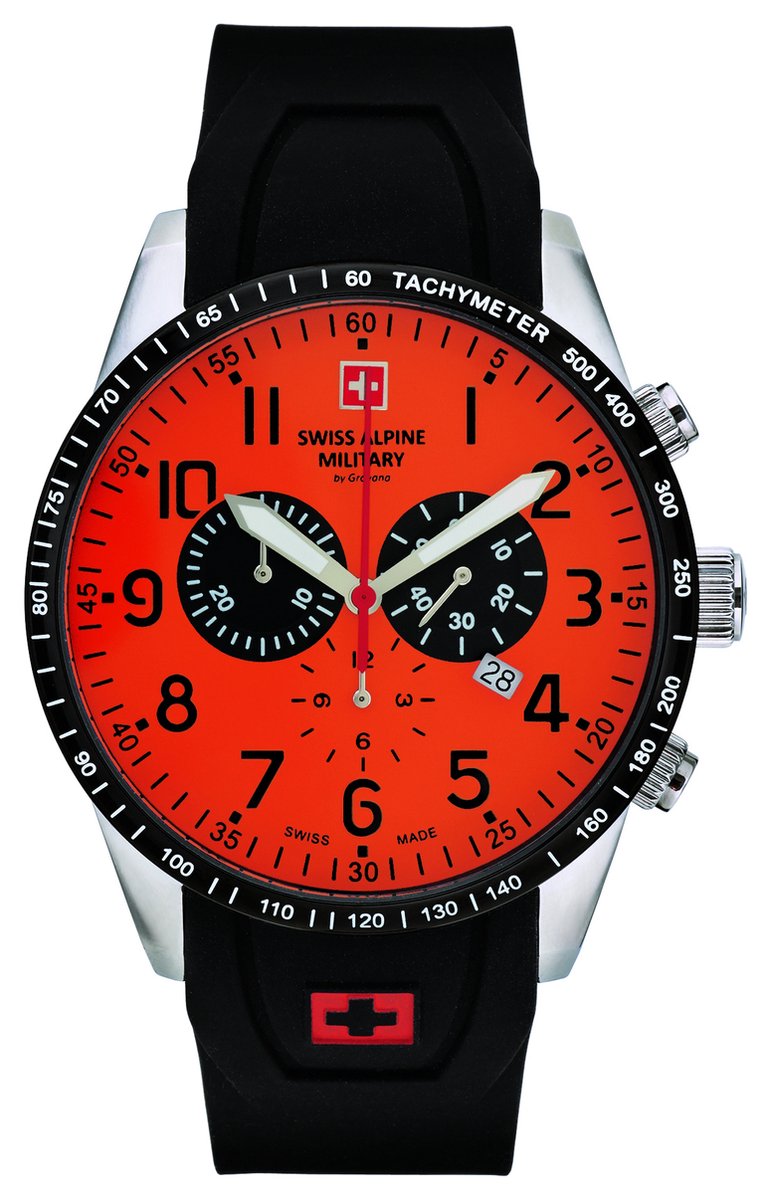 Swiss Alpine Military 7082.9839 heren horloge 45 mm