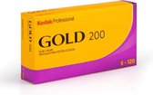 Kodak Professional Gold 200 - 120 film (rolfilm) - 5-pak