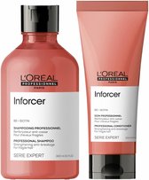 L'Oréal Inforcer Shampoo en Conditioner 300ml + 200ml