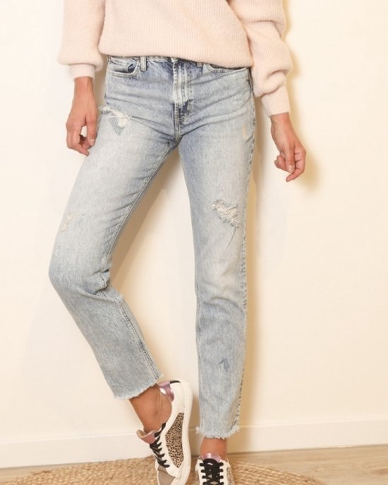 leg uit katoen Aanmoediging Guess the it girl cropped high waist skinny jeans lengte 28 - valt ca 2  maten kleiner... | bol.com