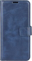 Samsung S21 Plus leren portemonnee hoesje - PU leer - Pasjes - Wallet case - Book case - Opbergruimte - Telehoesje - Nederland - Kwaliteit - Goed - 5 kleuren - Zwart - Donker blauw