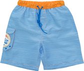 Ducksday - UV zwemshort - voor jongens - boardshort - Surf - UPF 50+ - True blue - 122/128