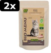 2x BIOFOOD ORGANIC KIP MENU 20X100GR