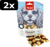 2x CHICKEN JERKY/BISCUIT TWIST 100GR