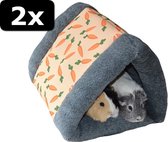 2x SNUGGLE N SLEEP TUNNEL WORTEL 37CM