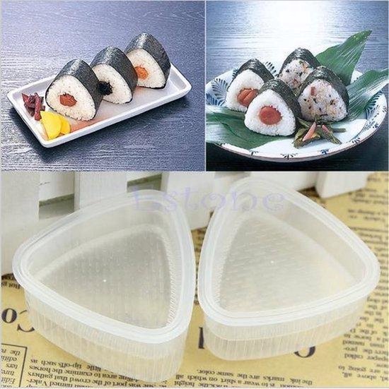 Driehoek Japanse Sushi Maker Mold Onigiri Zeewier Rijst Bal Druk Maker Non- Stick Mould Keuken Koken Gereedschap