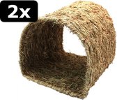2x GRASSY TUNNEL 22CM