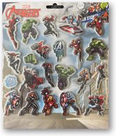 Foam Stickers - Marvel Avengers stickers - Stickers - Avengers Foam stickers - Kinderen - 22 stuks - Plakken - Hobbypakket - Marvel - Marvel Avengers - 3D stickers - 22 stuks Foam