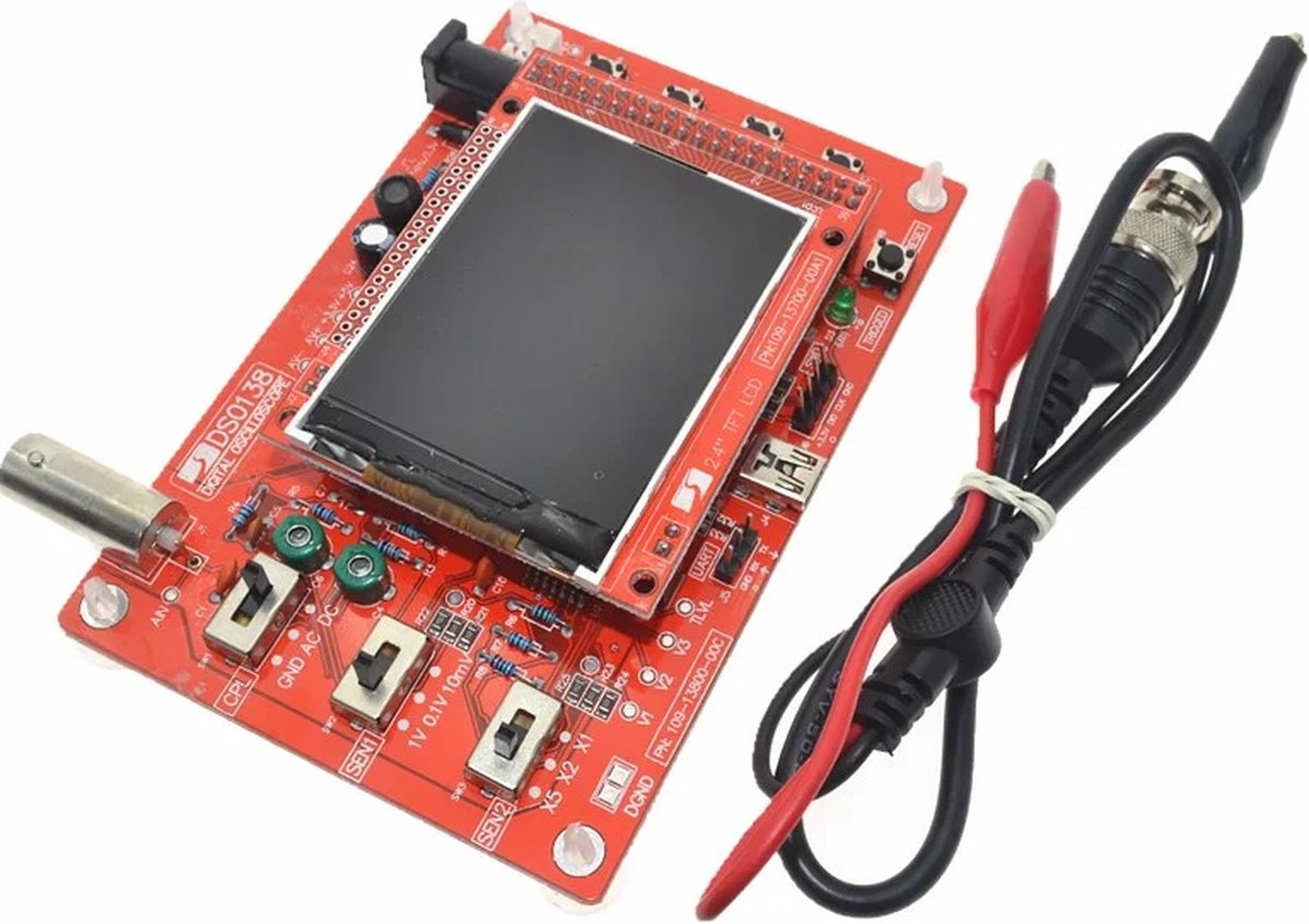 OTRONIC® Digitale Oscilloscoop DSO138 - Zakformaat (Voorgesoldeerd)