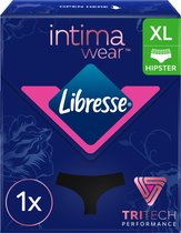 intimawear by Libresse - menstruatie ondergoed - hipster - zwart - maat XL