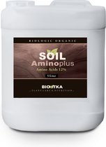 BioTka SOIL AMINO PLUS 5 Ltr. Bodem verbeteraar (plantvoeding - aarde opwaardering - biologische plantvoeding - Aminozuren - bio supplement - amino - plantvoeding aarde - kokosvoed