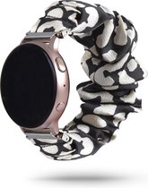 Kunststof Smartwatch bandje - Geschikt voor Strap-it Samsung Galaxy Watch 42mm Scrunchie bandje - gevlekt - Strap-it Horlogeband / Polsband / Armband