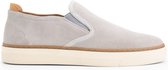 Travelin' Cleeton Leren instappers heren - Slip-On - Sneaker Espadrilles - Schoenen mannen - Grijs Leer - Maat 41