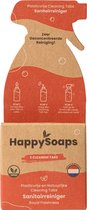 HappySoaps Cleaning Tabs - Sanitairreiniger - Royal Freshness - 100% Plasticvrij, Duurzaam & Vegan - met Natuurlijke Ingrediënten - 3 Tabs