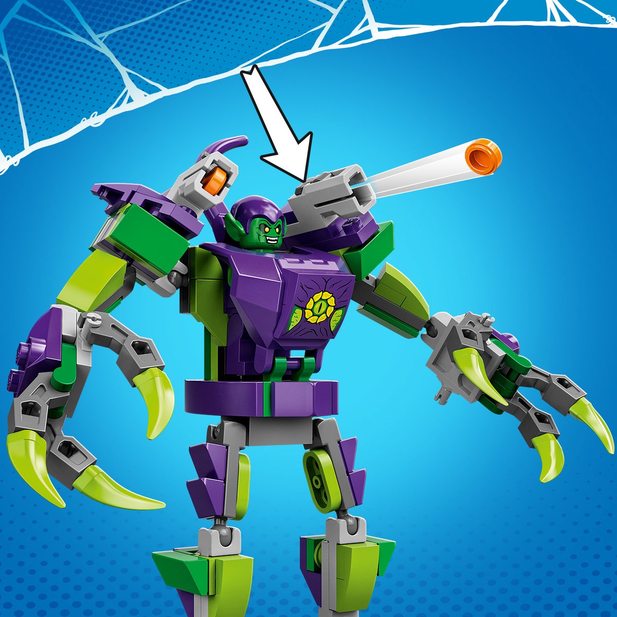 Lego Marvel 76219 Spiderman & Green Goblin mechagevecht — afbeelding 20