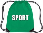 Sac de sport / sac de sport / sac de natation en nylon vert garçons et filles