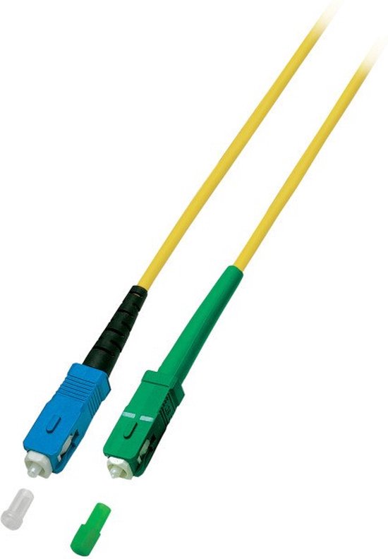 OS2 simplex glasvezel kabel SC/APC-SC 2m