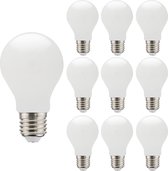 Proventa LED Lampen E27 voor buiten - Mat - Warm wit licht - 470 lm - 10 stuks