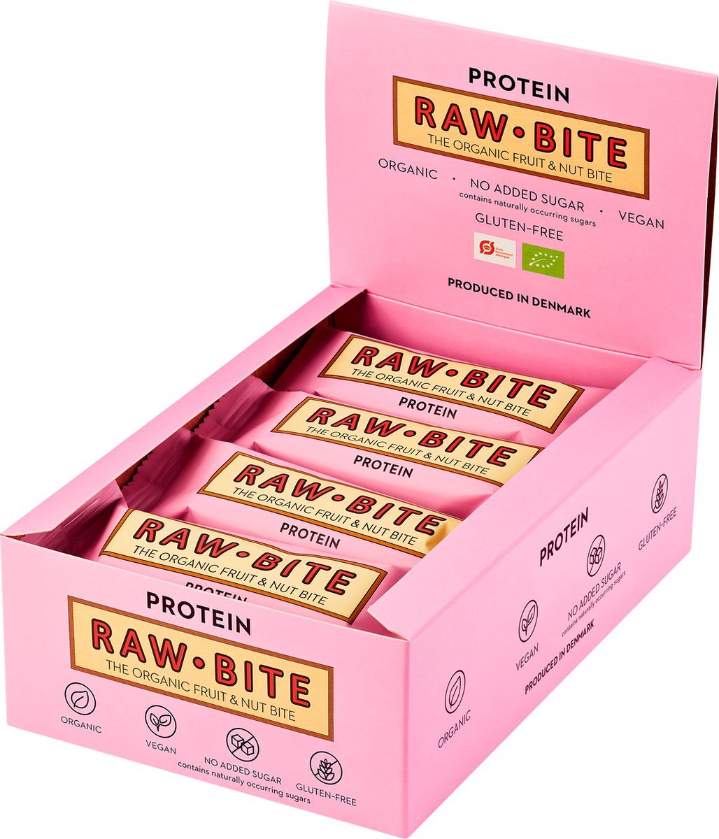 Rawbite Protein 12 stuks - (12 x 50g)