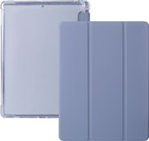 iPad Pro 11 (2021) Hoes - Clear Back Folio iPad Pro Cover Paars met Pencil Vakje - Premium Hoesje Case Cover voor de Apple iPad Pro 3e Generatie 11 2021