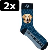 2x - SOKKEN GOLDEN RETRIEVER 37-42