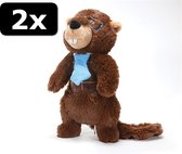 2x # DANDY DUDES BEAVER 35X10X8CM