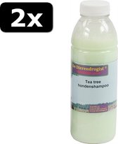 2x TEA TREE SHAMPOO HOND 500ML