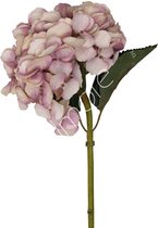 Kunstbloemen - Hydrangea - Hortensia - licht roze - Colmore - set van 2 - 52 cm