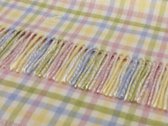 Bronte by Moon Babydekentje Gingham Pastel - Lamswol - Made in the UK