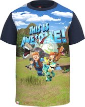 Lego T-Shirt Jurassic world This is awesome maat 128