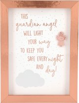 Fotolijst met Compliment This guardian angel will light your ?