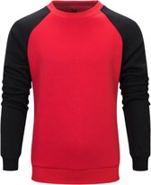 Trui/sweater dames/heren Rood Fleece  S