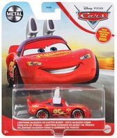 Disney Cars auto Bliksem voertuig Lightning McQueen als Easter Buggy - afmeting 7 cm schaal 1:55