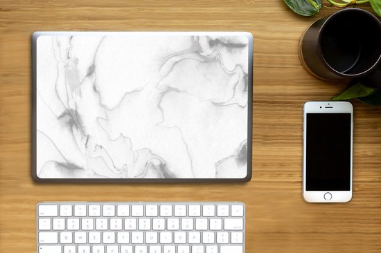 Sticker ordinateur portable - 14 pouces - Marbre - Ligne - Motifs