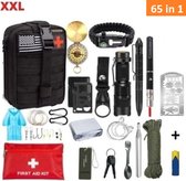 Trivena  Survival kit - XXL - Noodpakket oorlog - survival set - survival pakket - roestvrijstaal - Noodpakket - inclusief batterij - noodradio
