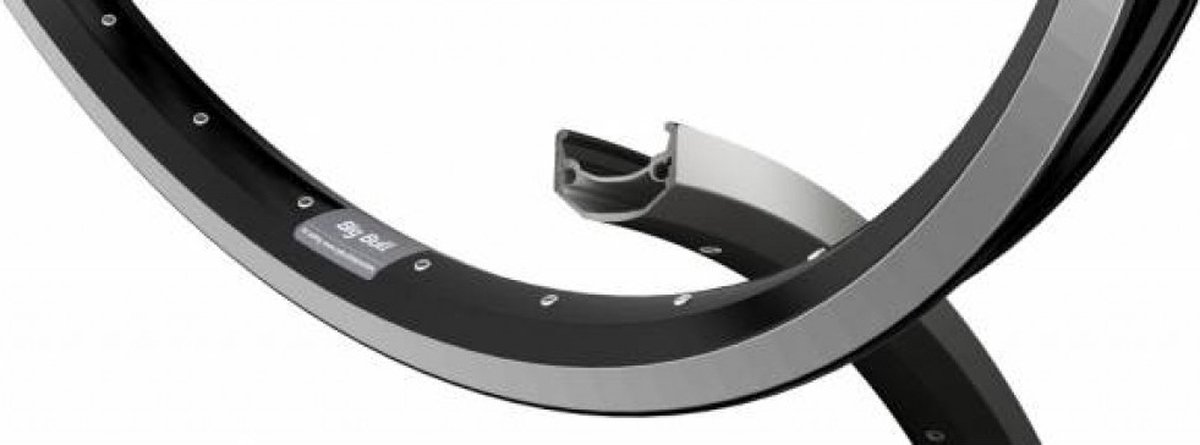 Velg Ryde ZAC Big Bull 28/29 / 622 x 25C aluminium - 36 gaats 14G - zwart geslepen