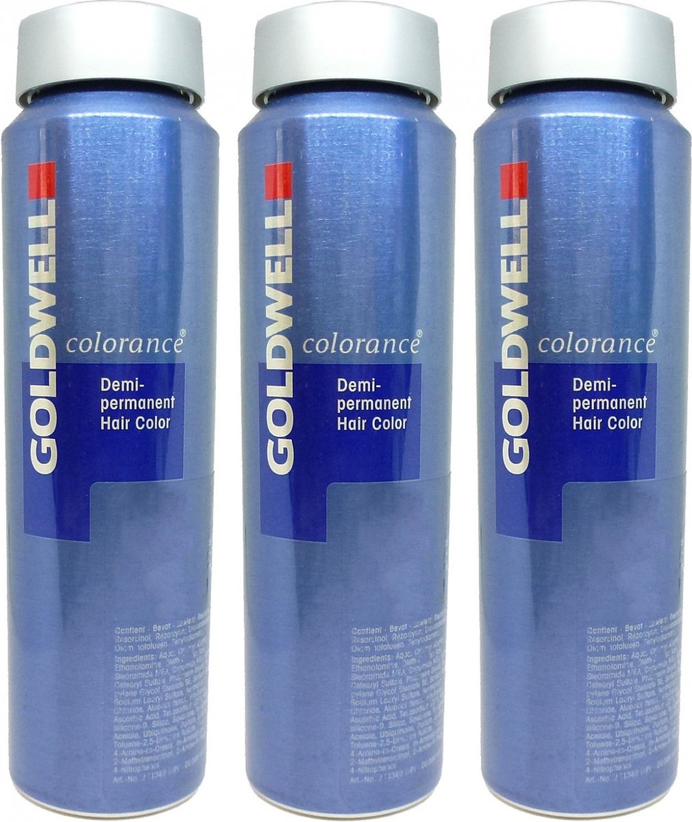 Goldwell Colorance Acid Color Depot Demi Permanente Haarkleuring Multipack 3 x 120ml - 05-V - Blueberry