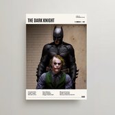 The Dark Knight Poster - Minimalist Filmposter A3 - Joker Heath Ledger - The Dark Knight Movie Poster - The Dark Knight Merchandise - Vintage Posters - 2